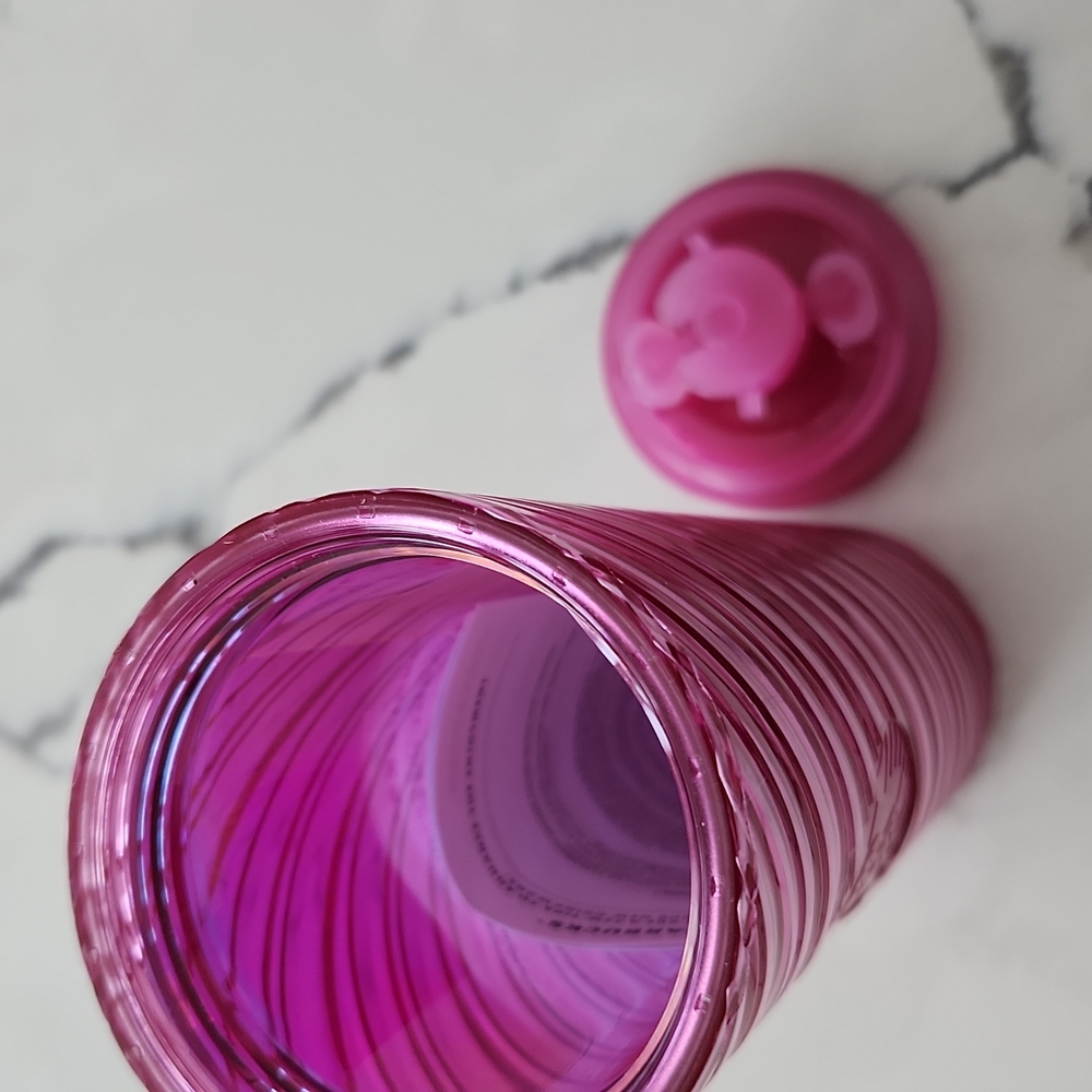 CLOSING UP SHOP    Last One Starbucks PINK "Sangria" Spiral Siren Logo 16 oz.
